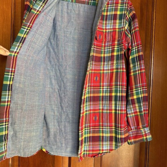 Polo Ralph Lauren Aztec Southwestern Button Up Shirt Men's XS Travis Scott Red - Picture 5 of 11